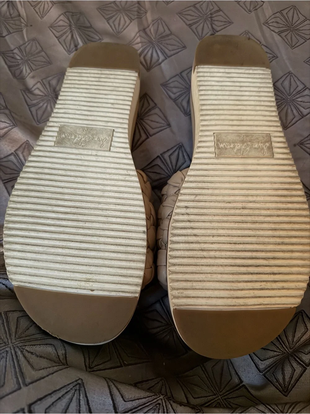 Sam Edelman Braided Slide Sandals - Nude